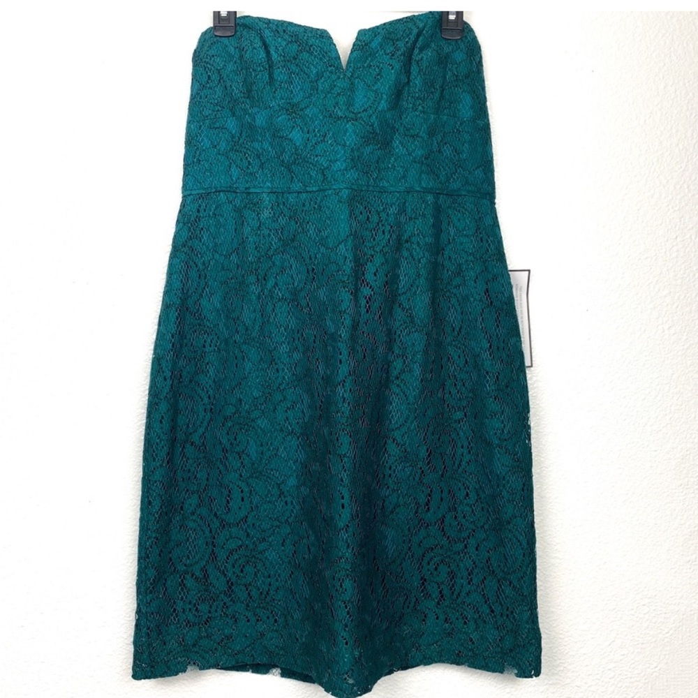 J. Crew Strapless Lace Sweetheart Dress Holiday Statement Cocktail Party Short